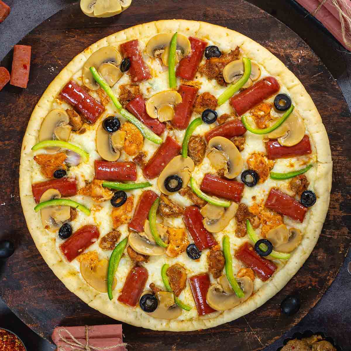 Sausage Carnival Pizza